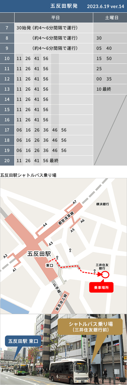 五反田駅 時刻表